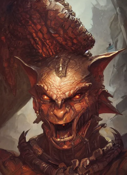 Prompt: digital _ painting _ of _ goblin _ by _ filipe _ pagliuso _ and _ justin _ gerard _ symmetric _ fantasy _ highly _ detailed _ realistic _ intricate _ port