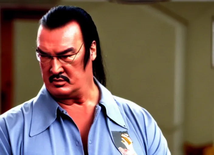 Image similar to steven seagal as julian in a still from the tv show trailer park boys (2001)