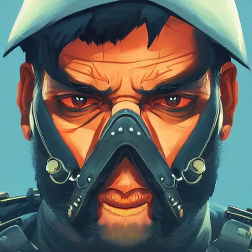 Prompt: face icon stylized minimalist mad max 2 : the road warrior, loftis, cory behance hd by jesper ejsing, by rhads, makoto shinkai and lois van baarle, ilya kuvshinov, rossdraws global illumination