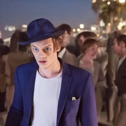 Prompt: Jamie Campbell Bower in La La Land (2016)