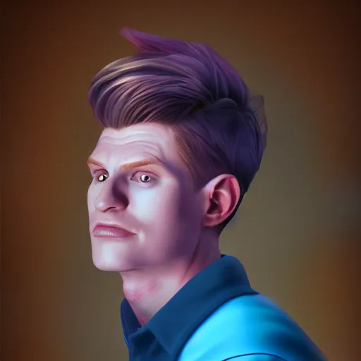 Image similar to Photorealistic philip j fry. Hyperdetailed photorealism, 108 megapixels, amazing depth, glowing rich colors, powerful imagery, psychedelic Overtones, 3D finalrender, 3d shading, cinematic lighting, artstation concept art