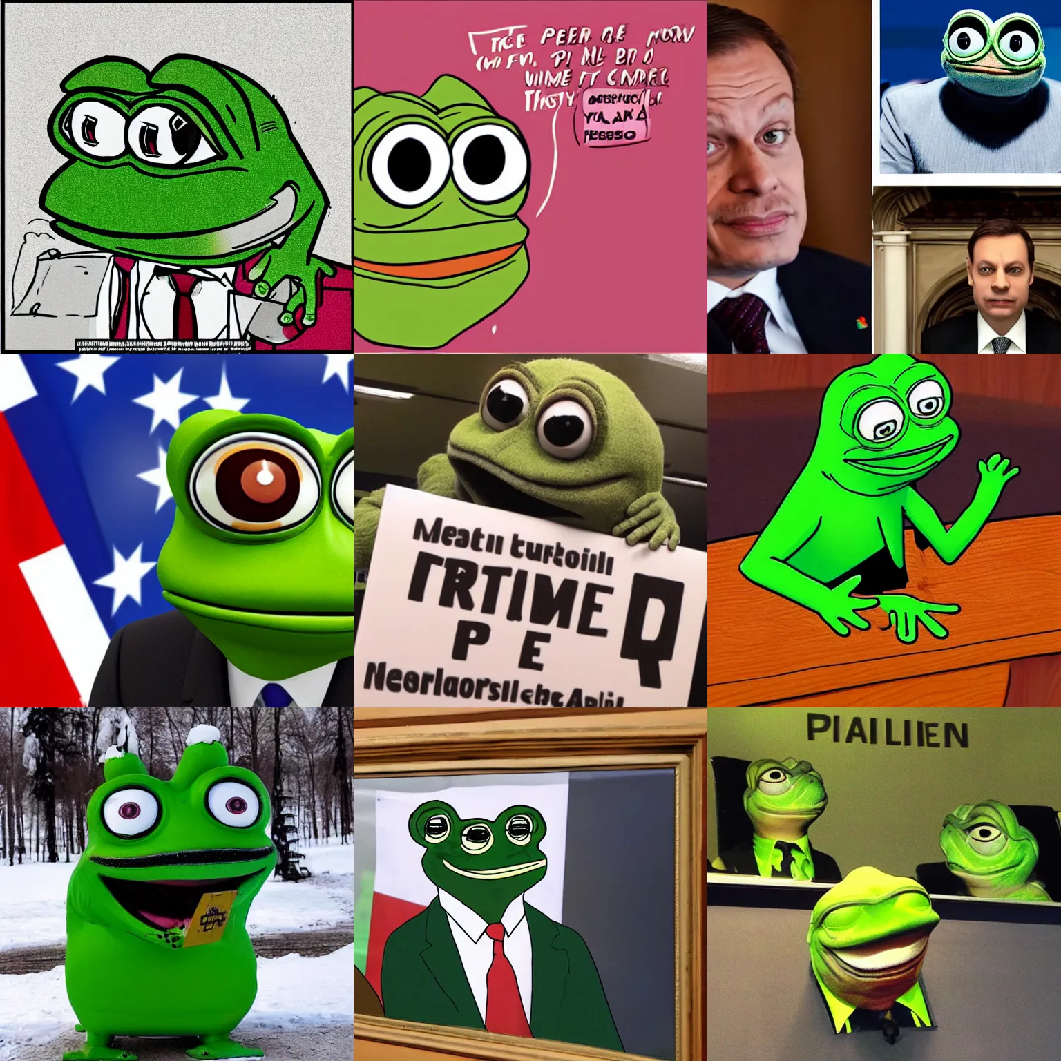 pepe the frog as the prime minister of finland | Stable Diffusion | OpenArt