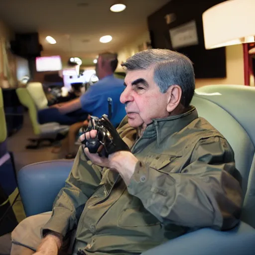 Prompt: Michael Dukakis Gaming