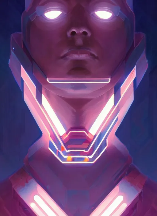 Image similar to symmetry!! portrait of steve from minecraft, sci - fi, tech wear, glowing lights!! intricate, elegant, highly detailed, digital painting, artstation, concept art, smooth, sharp focus, illustration, art by artgerm and greg rutkowski and alphonse mucha