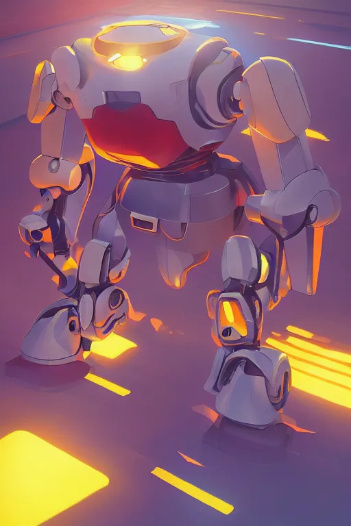 Image similar to metabots medabots medarotto medarot robot minimalist comics, behance hd by jesper ejsing, by rhads, makoto shinkai and lois van baarle, ilya kuvshinov, rossdraws global illumination ray tracing hdr radiating a glowing aura