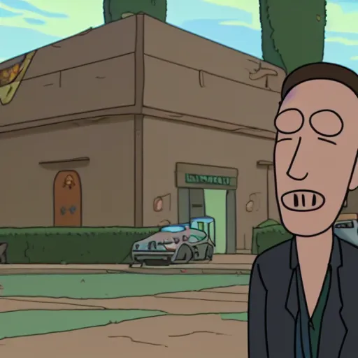 Image similar to Keanu reeves In Rick and Morty 4K detailed super realistic