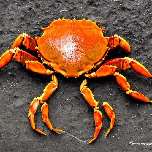 Image similar to crab holding a knife. nature photography, crab battle