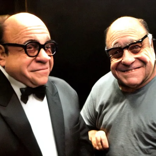 Prompt: pov encounter with danny devito in the backrooms, realistic, liminal space, unnerving