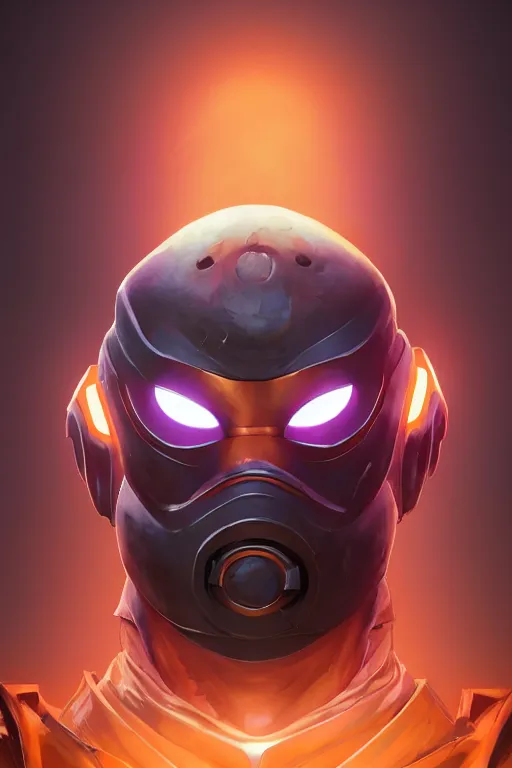 Image similar to epic mask helmet robot ninja portrait stylized as fornite style game design fanart by concept artist gervasio canda, behance hd by jesper ejsing, by rhads, makoto shinkai and lois van baarle, ilya kuvshinov, rossdraws global illumination radiating a glowing aura global illumination ray tracing hdr render in unreal engine 5