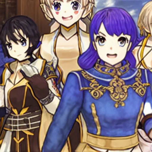 Prompt: Shouzou Kaga unveils the new Fire Emblem game at e3