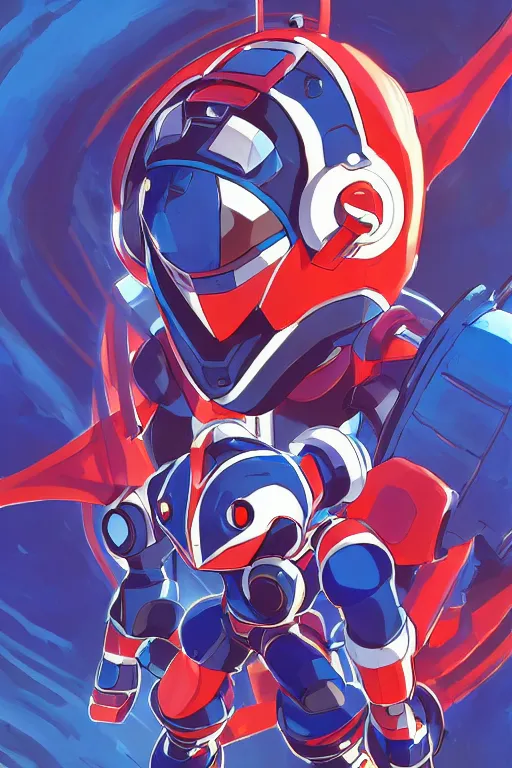 Image similar to robot ninja mask helmet megaman x zero rockman 2 0 2 2 switch game boss legacy collection fanart artsation, art gta 5 comics, behance hd by jesper ejsing, by rhads, makoto shinkai and lois van baarle, ilya kuvshinov, rossdraws global illumination ray tracing