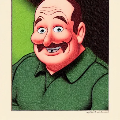 Image similar to scott hanselman portrait art by carl barks