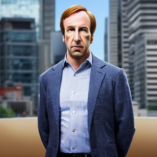 Image similar to super high quality saul goodman, realistic photorealistic high-resolution saul Goodman, very saul goodman, high def, saul, saul Goodman, better call saul, better call saul Goodman, 8k, 4k, professional, depth of field, sigma art 85mm f1.4, large sensor dslr, professional photo, saul goodman, very very saul goodman