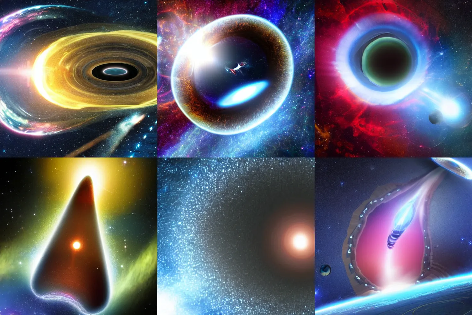 A Space Ship Emerging From A Wormhole Stable Diffusion OpenArt