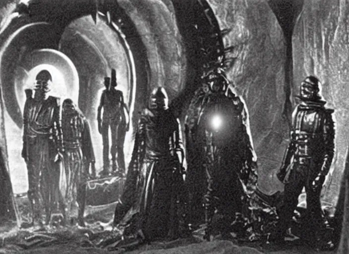 Prompt: scene from the 1 9 1 4 science fiction film dune