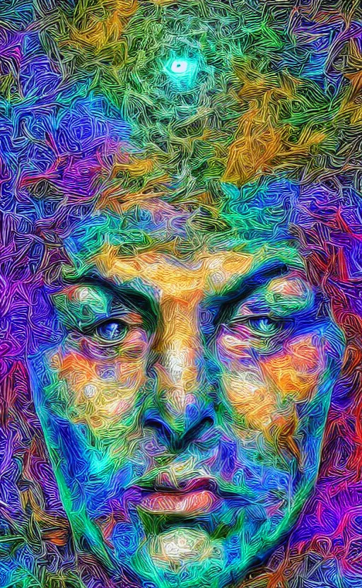 Image similar to deepdream. ai generated image