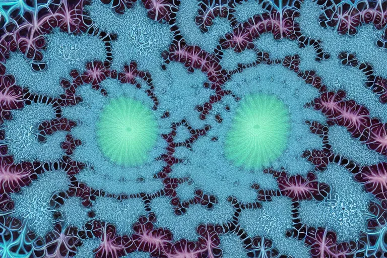 Image similar to a fractal within a fractal within a fractal within a fractal within a fractal