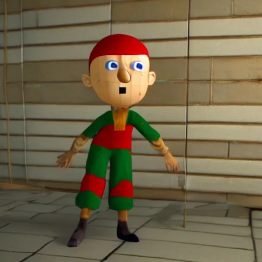 Prompt: Baldi from Baldi's basic rendered in unreal engine, ultimate shading, raytracing, rtx, detailed.