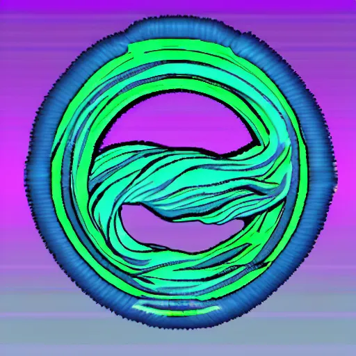 Image similar to vaporwave elden ring