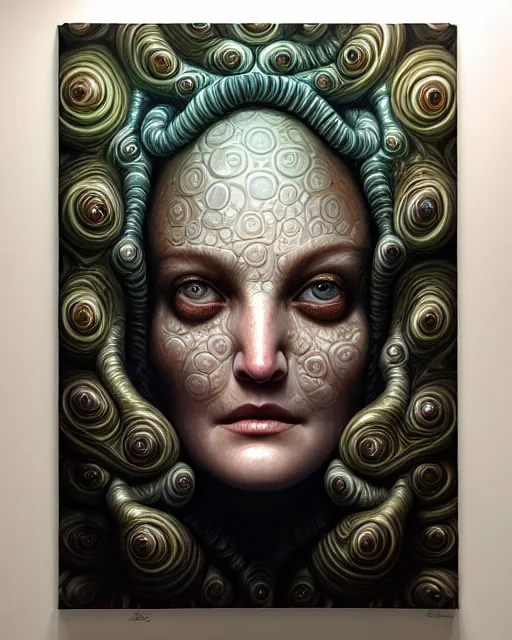 Image similar to detailed portrait of biopunk drew barrymore marshmallow fractal chocolate graham cracker beautiful! by tomasz alen kopera and peter mohrbacher and johanna martine! and margaret keane! elegant alluring luminescent