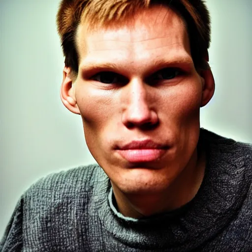 Image similar to A photograph of Jerma985 with short hair who looks like Jerma985 wearing a sweater in the 2010s, Jerma985, looks like Jerma985, taken in the late 2010s, taken on a 2010s Camera, realistic, hyperrealistic, very realistic, highly detailed, very detailed, extremely detailed, detailed, digital art, trending on artstation, headshot and bodyshot, detailed face, very detailed face, very detailed face