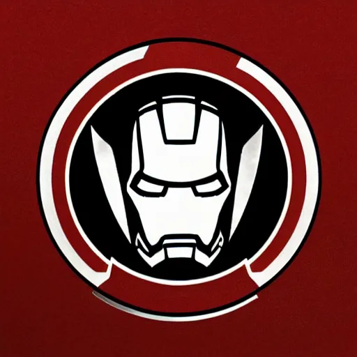 Prompt: iron man industries, company logo