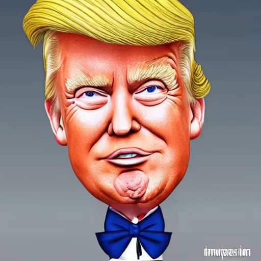 Image similar to donald trump caricature