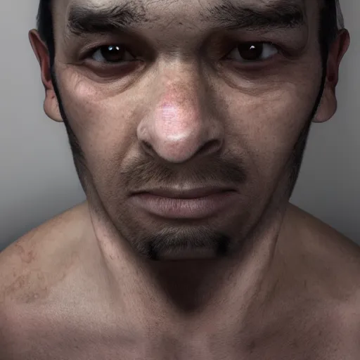 Image similar to a man with a sore throat, hyper realistic, amazing, 8 0 mm, natural lighting