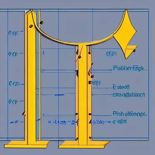 Image similar to a diagram of a physics textbook problem about rigid body equilibrium