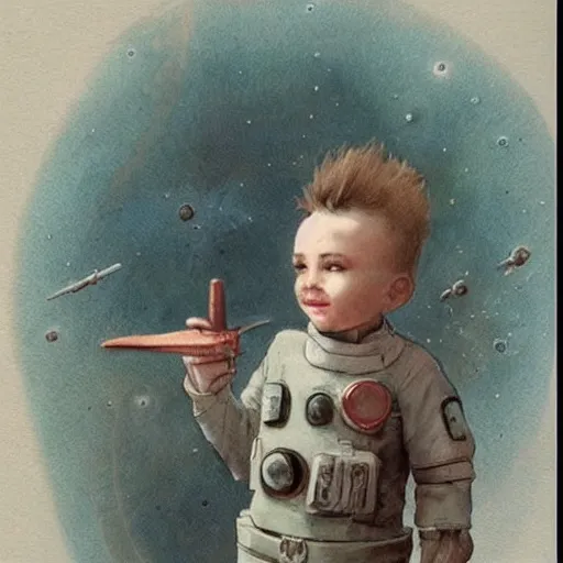 Image similar to ((((((((((boy in a retro space suit)))))))))) . muted colors. by Jean-Baptiste Monge !!!!!!!!!!!!!!!!!!!!!!!!!!!!!!!!!!!!!!!!