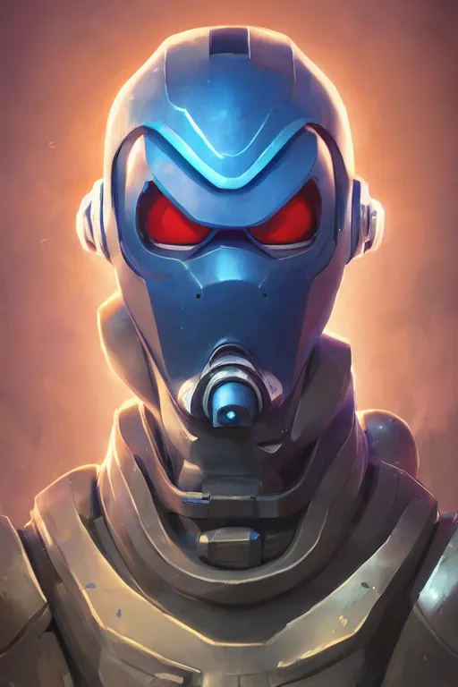 Image similar to epic mask helmet robot ninja portrait stylized as fornite style game design fanart by concept artist gervasio canda, behance hd by jesper ejsing, by rhads, makoto shinkai and lois van baarle, ilya kuvshinov, rossdraws global illumination radiating a glowing aura global illumination ray tracing hdr render in unreal engine 5