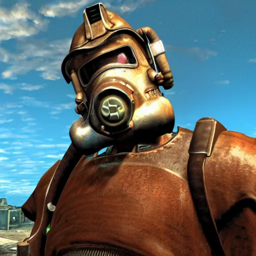 Image similar to fallout 4 character but rendered in n 6 4 graphics.