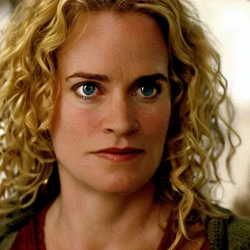 Image similar to elisabeth shue as a hobbit