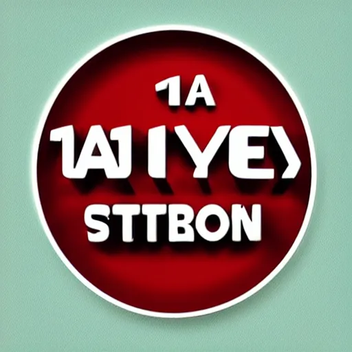 Image similar to a 1960s style tv station logo