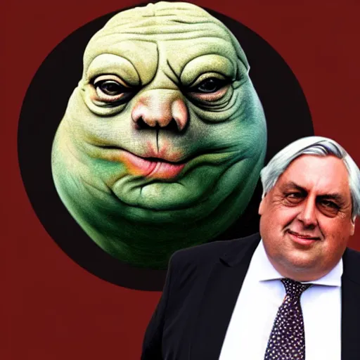 Prompt: portrait of Senator Clive Palmer, Jabba The Hutt 4K