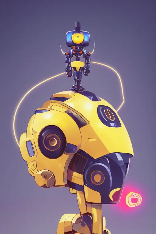 Image similar to metabots medabots medarotto medarot robot minimalist comics helmet mask neon cybereye, behance hd by jesper ejsing, by rhads, makoto shinkai and lois van baarle, ilya kuvshinov, rossdraws global illumination ray tracing hdr radiating a glowing aura