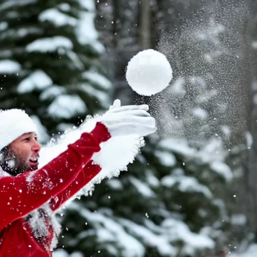 Image similar to a snowball falling on a man's head. the snowball is shattering into pieces.