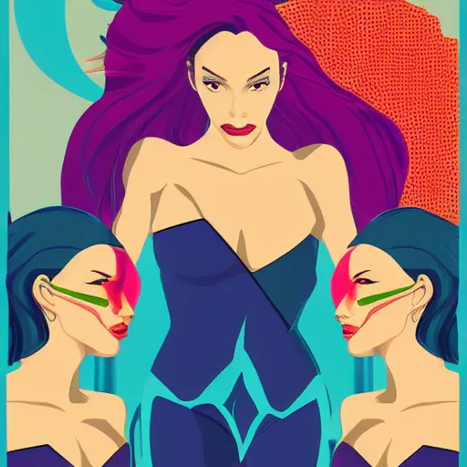 Image similar to Poster of micronutrients, digital art, award winning, trending on artstation, art by artgerm and patrick nagel