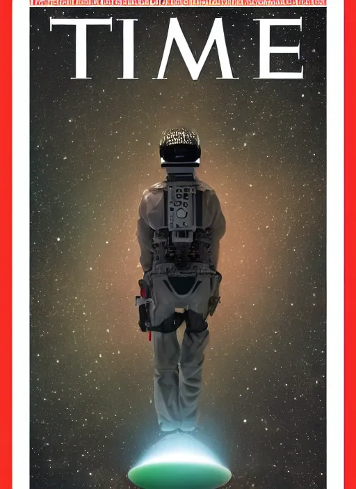 Prompt: TIME magazine cover, the coming AI singularity, 4k, fireflies