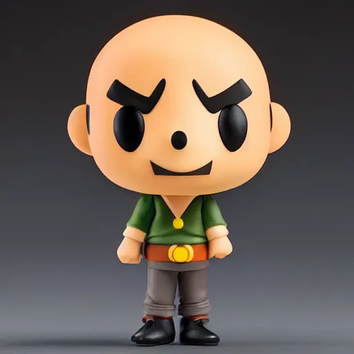 Prompt: Shigeru Miyamoto Funko Pop, figurine, 24mm lens, high resolution 8k, studio lighting,