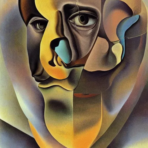 Prompt: folded and melt universe of by Dali
