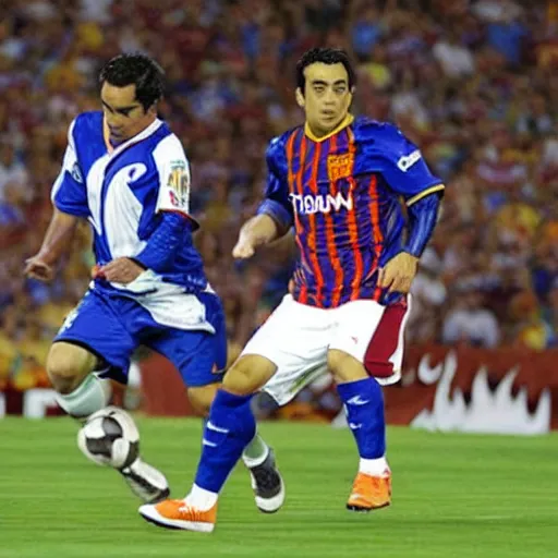 Image similar to xavi hernandez hit vy a lightning