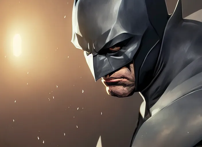 Prompt: highly detailed portrait of kevin conroy as batman, in batman comics, stephen bliss, unreal engine, fantasy art by greg rutkowski, loish, rhads, ferdinand knab, makoto shinkai and lois van baarle, ilya kuvshinov, rossdraws, tom bagshaw, global illumination, radiant light, detailed and intricate environment