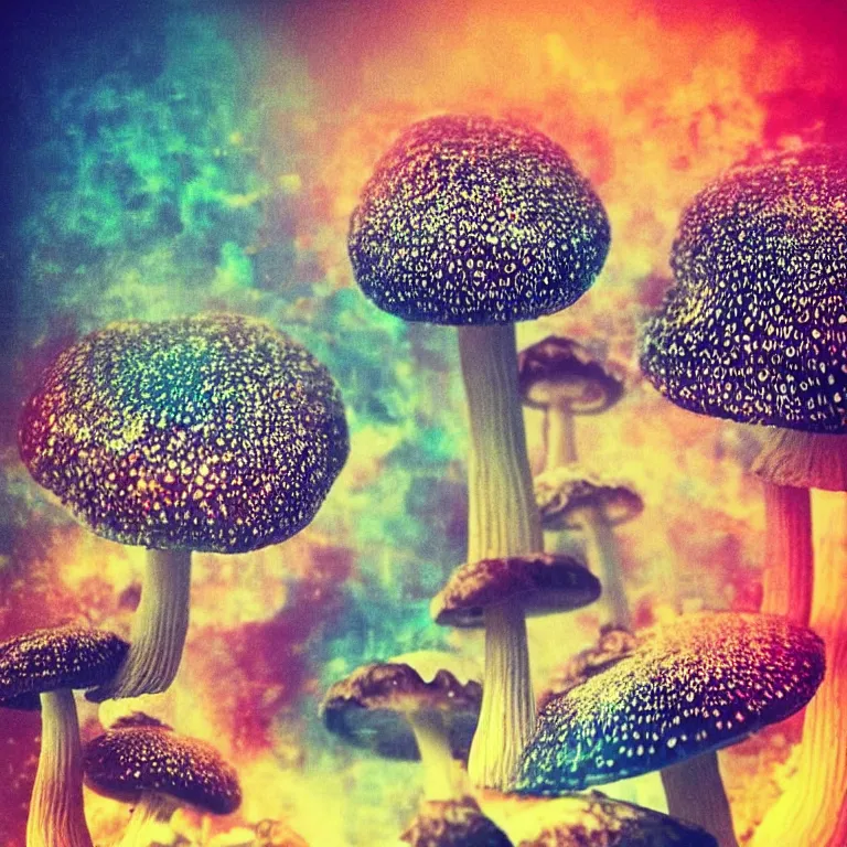 Prompt: double exposure of dally life, symbols of live, explosion, cyber mushroom city, love is the most relevant theme, love is infinity, love is begin of all, 8 k resolution, artistic mode, artistic, trending on instagram, long exposure, love art, serious, fantasy and dreams vibes, mushrooms style and macro style, colorful picture