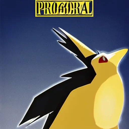 Prompt: national geographic professional photo of zapdos, award winning