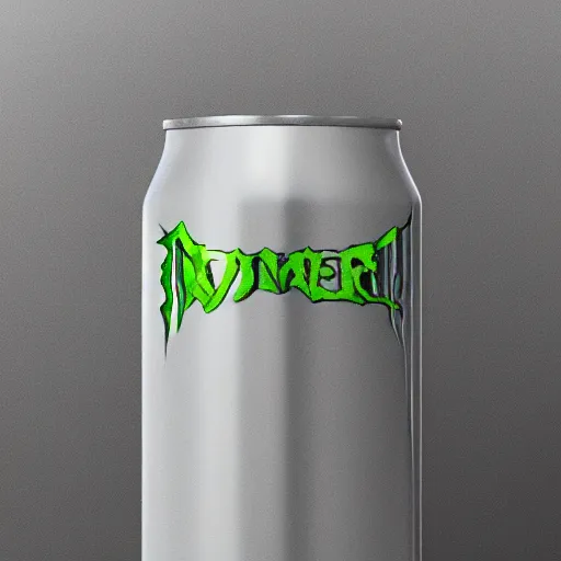 Image similar to new design aluminum can monster energy, photorealism, 4k, octane render, ultra quality