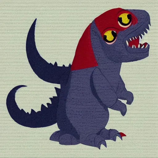 Image similar to Smol chibi Godzilla