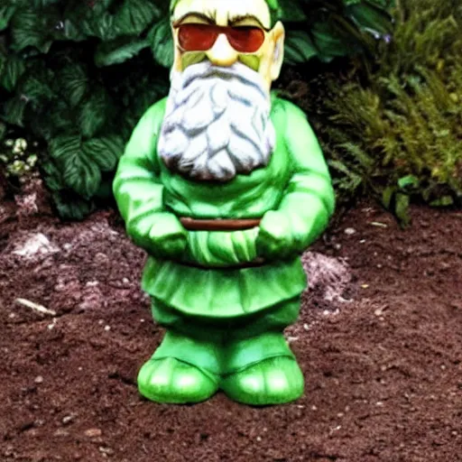 Image similar to the matrix garden gnome