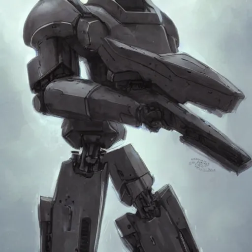 Image similar to Neo night gaurd robot by rossdraws,greg rutkowski,and Sarah Andersen,ambient style, very detailed,detailed armor,detailed helmet