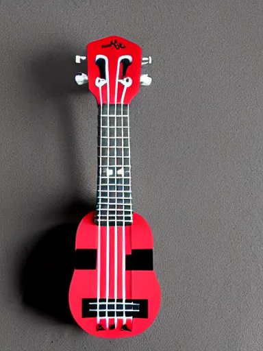 Prompt: star wars themed ukulele